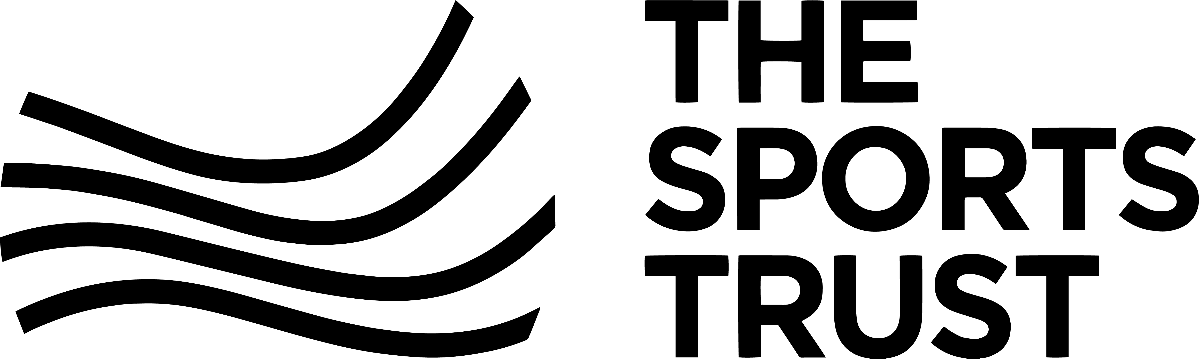 The Sports Trust Logo - Black Text